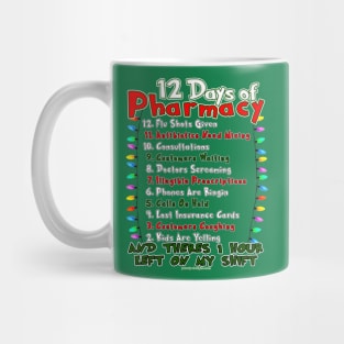 12 Days of Pharmacy - List Design Mug